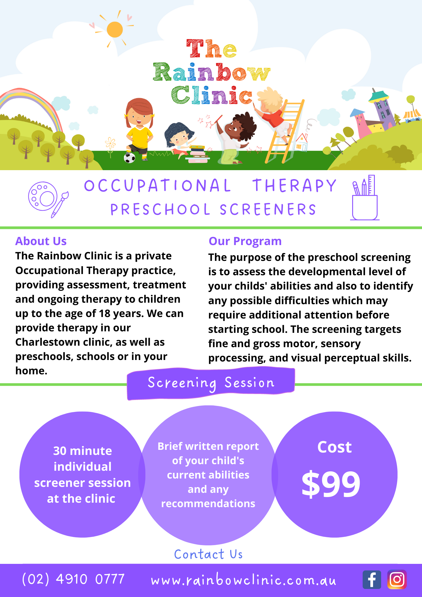 Occupational Therapy Pre School Screener